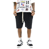 HD - Rhinestones Raw Shorts